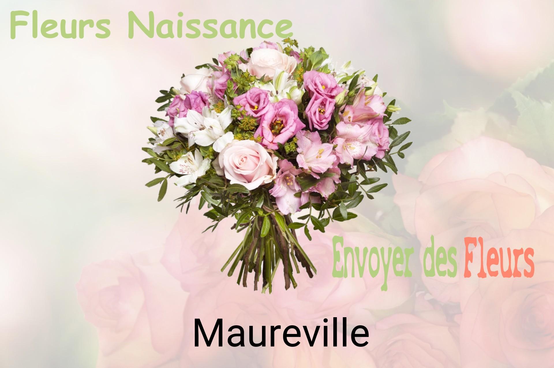 Bouquet de fleurs de naissance livré à Maureville